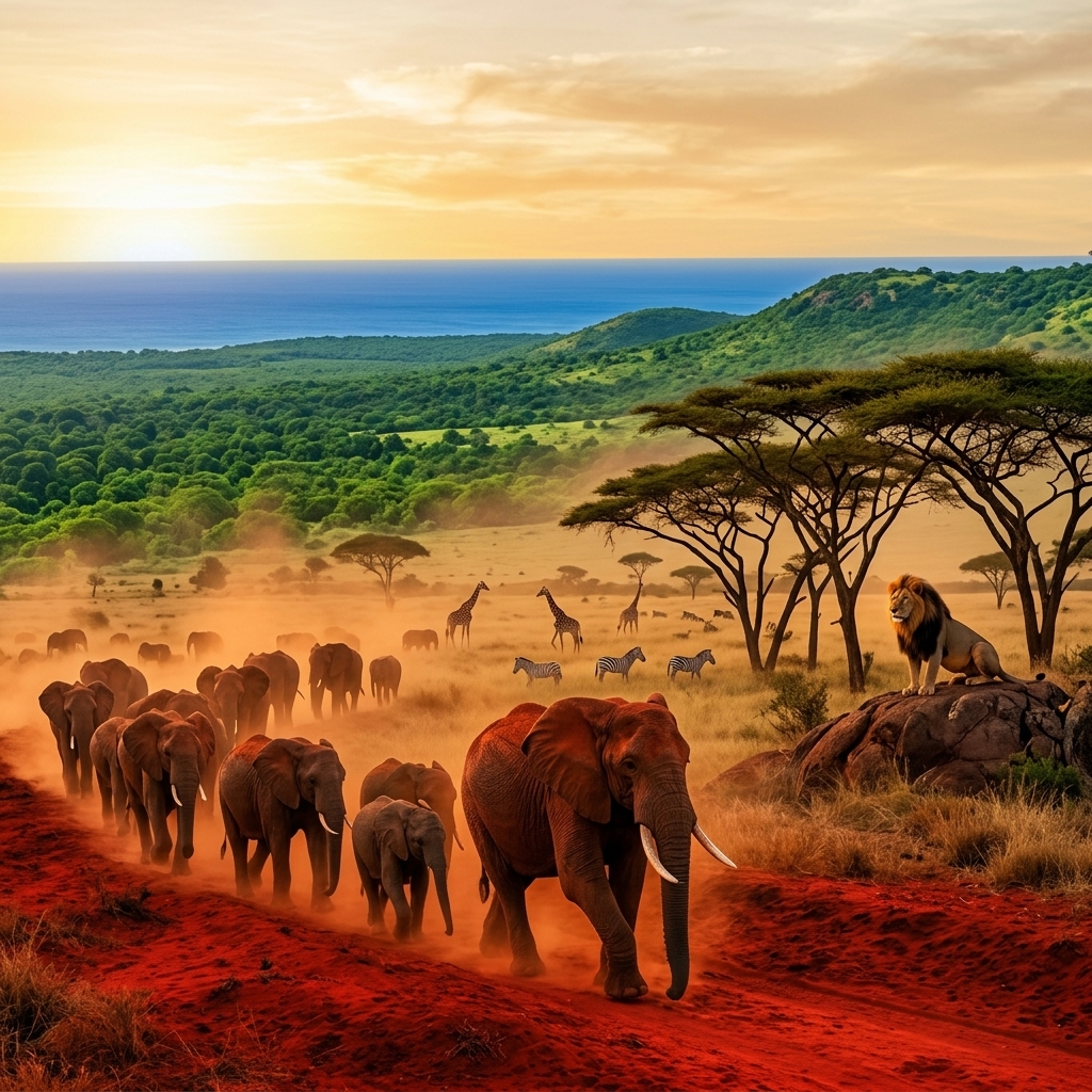 Tembo Safari: dall'Oceano Indiano alla lava